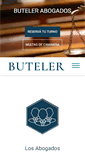 Mobile Screenshot of buteler-abogados.com.ar